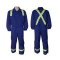 Flame Resistant Coverall Made of 100%Polyester (DFW1007)